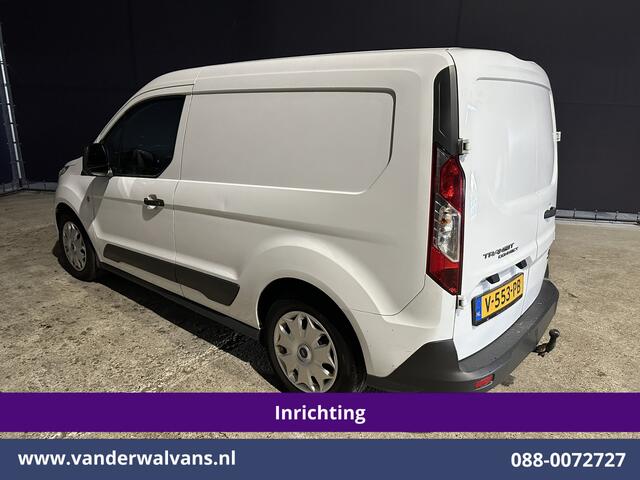 Ford TRANSIT CONNECT 1.5 TDCI 101pk L1H1 Inrichting Euro6 Airco | 3-Zits | Cruisecontrol | Trekhaak Verwarmde voorruit, Bijrijdersbank