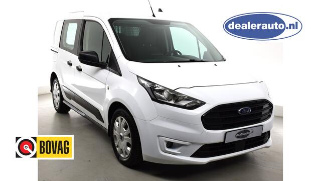 Ford TRANSIT CONNECT 3-Zits 1.0 Ecoboost L1 Camera, Zij-Ramen, 53dKM, all season banden, voorruit verwarmbaar, achterdeuren met beglazing, rubberen matten passagiersruimte, achter camera, park hulp, calculatie tafel, hill hold, airco,, parkeerpilootsysteem achter, nieuwe laad