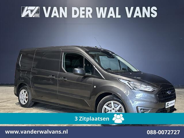 Ford TRANSIT CONNECT 1.5 EcoBlue L2H1 Euro6 Airco | 3-Zits | Camera | Navigatie | LM velgen Verwarmde voorruit, Parkeersensoren, Bijrijdersbank