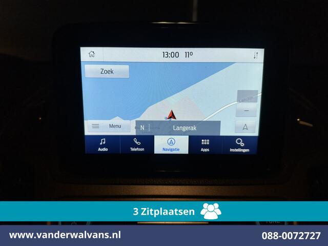 Ford TRANSIT CONNECT 1.5 EcoBlue L2H1 Euro6 Airco | 3-Zits | Camera | Navigatie | LM velgen Verwarmde voorruit, Parkeersensoren, Bijrijdersbank