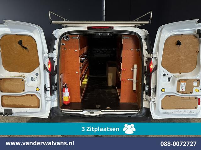 Ford TRANSIT CONNECT 1.5 TDCI 101pk L2H1 Inrichting Euro6 Airco | 3-Zits | Imperiaal | Trekhaak Cruisecontrol, Verwarmde voorruit, Bijrijdersbank