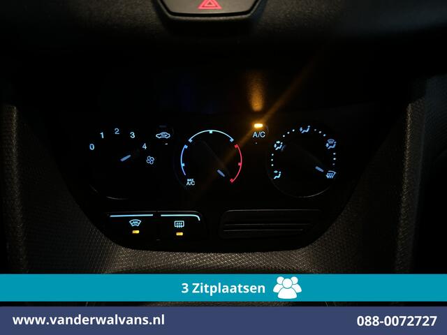 Ford TRANSIT CONNECT 1.5 TDCI 101pk L2H1 Inrichting Euro6 Airco | 3-Zits | Imperiaal | Trekhaak Cruisecontrol, Verwarmde voorruit, Bijrijdersbank