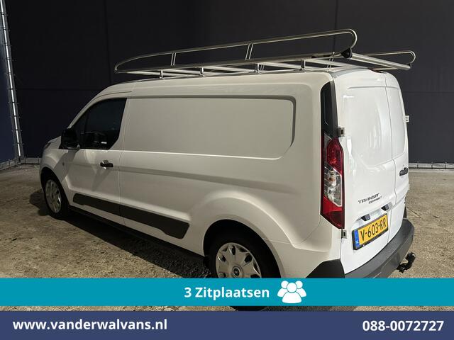 Ford TRANSIT CONNECT 1.5 TDCI 101pk L2H1 Inrichting Euro6 Airco | 3-Zits | Imperiaal | Trekhaak Cruisecontrol, Verwarmde voorruit, Bijrijdersbank