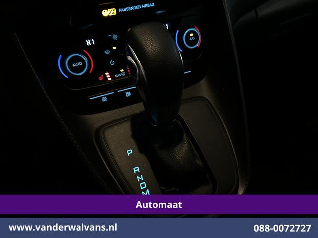 Ford TRANSIT CONNECT 1.5 EcoBlue 120pk Automaat L2H1 inrichting Euro6 Airco | 2x Zijdeur | 3-Zits | Navigatie | Camera Android Auto, Cruisecontrol, Parkeersensoren, Stoelverwarming, Verwarmde voorruit, Bijrijdersbank