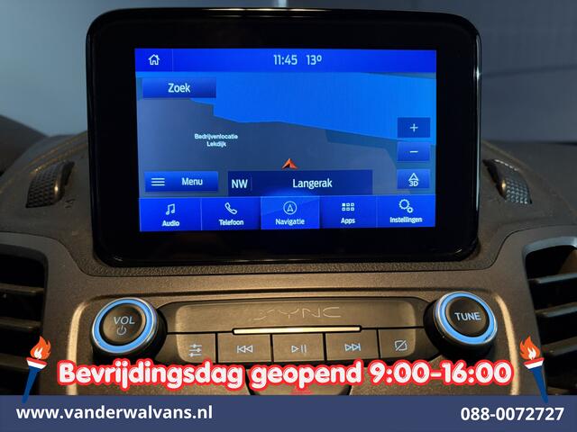 Ford TRANSIT CONNECT 1.5 EcoBlue 120pk L2H1 Euro6 Airco | 3-Zits | Camera | Navigatie | Apple Carplay Stoelverwarming, Verwarmde voorruit, Parkeersensoren, Bijrijdersbank