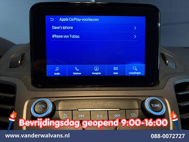 Ford TRANSIT CONNECT 1.5 EcoBlue 120pk L2H1 Euro6 Airco | 3-Zits | Camera | Navigatie | Apple Carplay Stoelverwarming, Verwarmde voorruit, Parkeersensoren, Bijrijdersbank