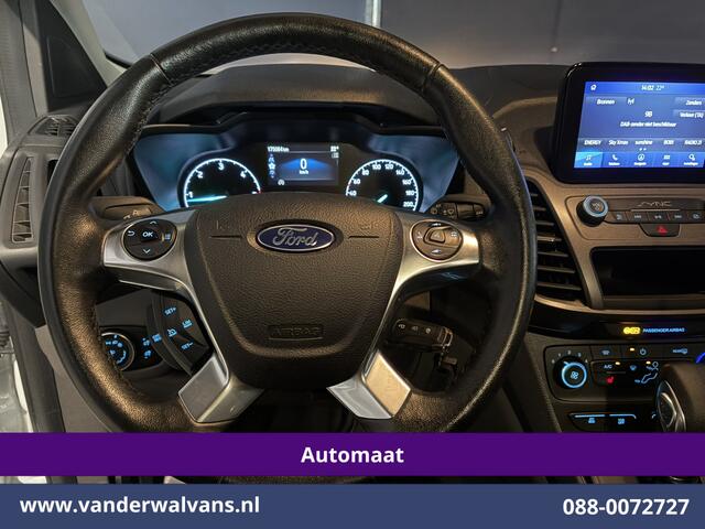 Ford TRANSIT CONNECT 1.5 EcoBlue 120pk Automaat L2H1 Euro6 Airco | Navigatie | Camera | Apple Carplay | Cruisecontrol Android Auto, Stoelverwarming, Parkeersensoren, Verwarmde voorruit, Achterklep, 1500kg trekvermogen