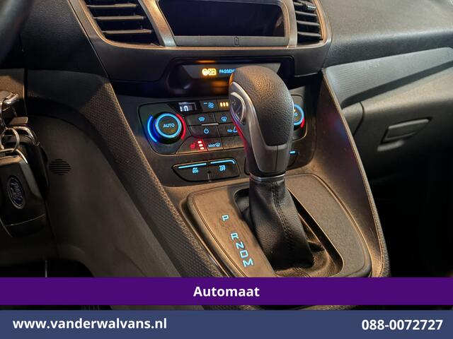 Ford TRANSIT CONNECT 1.5 EcoBlue 120pk Automaat L2H1 Inrichting Euro6 Airco | Navigatie | Camera | LM velgen | Apple Carplay Android Auto, Cruisecontrol, Trekhaak, Verwarmde voorruit, Stoelverwarming, Parkeersensoren