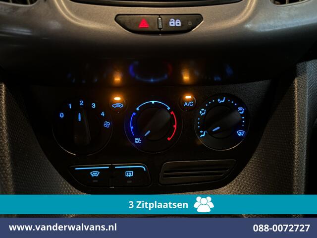Ford TRANSIT CONNECT 1.5 TDCI 101pk L2H1 Euro6 Airco | 3-Zits | Navigatie | Imperiaal | Trekhaak | Cruisecontrol | Android Auto Parkeersensoren, Verwarmde voorruit, Bijrijdersbank
