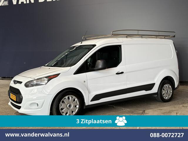 Ford TRANSIT CONNECT 1.5 TDCI 101pk L2H1 Euro6 Airco | 3-Zits | Navigatie | Imperiaal | Trekhaak | Cruisecontrol | Android Auto Parkeersensoren, Verwarmde voorruit, Bijrijdersbank