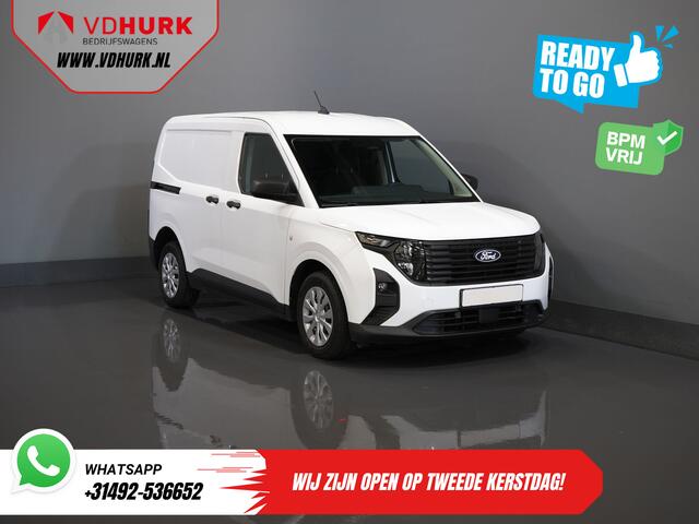 Ford TRANSIT COURIER 1.0 Trend 100 pk BENZINE BPM VRIJ! Garantie 05-2029/ Carplay/ Virtual Cockpit/ Airco/ Cruise