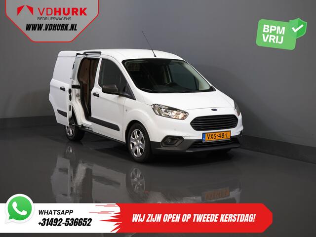 Ford TRANSIT COURIER 1.5 TDCI BPM VRIJ! NL Auto/ 2xSchuifdeur/ Carplay/ Airco/ PDC/ Cruise