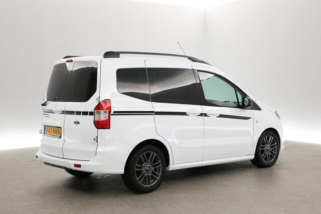 Ford TRANSIT COURIER 1.5 TDCI Sport 100PK 6-bak | 2xSchuifdeur | Airco | Camera | Carplay | Striping | Stoelverw.