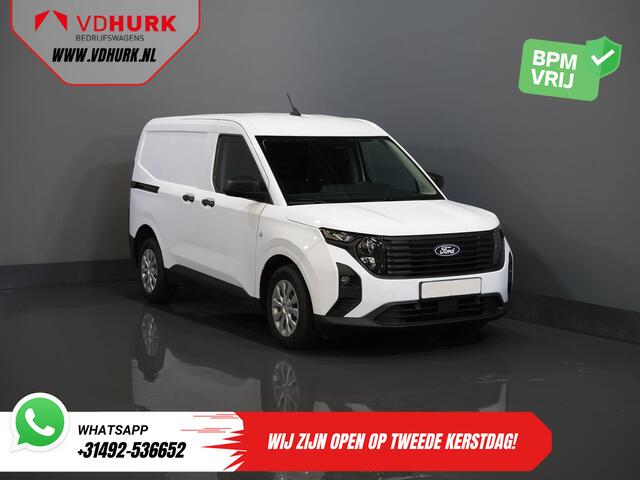 Ford TRANSIT COURIER 1.0 Trend 100 pk BENZINE BPM VRIJ! Garantie 05-2029/ Carplay/ Virtual Cockpit/ Airco/ Cruise