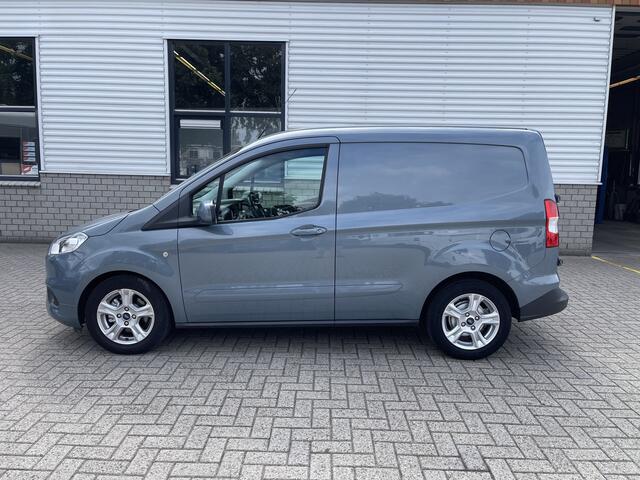 Ford TRANSIT COURIER 1.5 TDCI Limited / euro 6 diesel / bpm vrij / vaste prijs rijklaar ¤ 8950 ex btw / airco / cruise / navigatie / grijs blauw metallic / parkeersensoren achter !