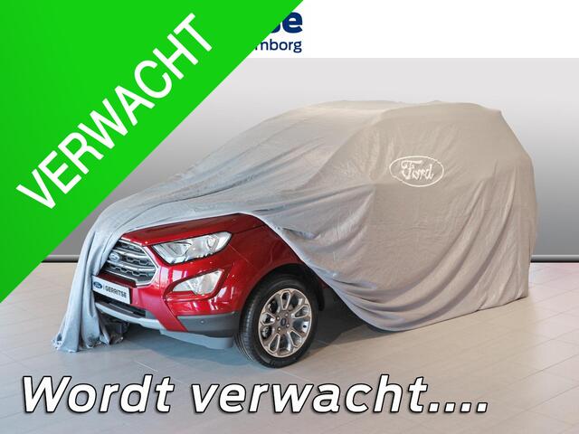 Ford TRANSIT COURIER E-Transit Trend 44 kWh met o.a. een Trekhaak, navigatie systeem, dodehoekdetectie, adaptieve cruise control