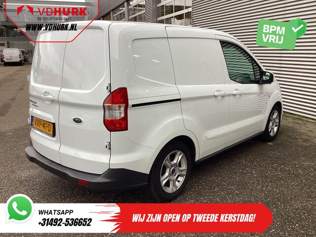 Ford TRANSIT COURIER 1.0 EcoBoost 100pk Limited BENZINE BPM VRIJ! Carplay/ Camera/ Climate/ Cruise/ PDC/ LMV/ DAB