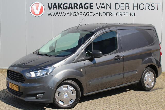 Ford TRANSIT COURIER 1.5-75pk TDCI Economy Edition. Handige nette bedrijfswagen, slechts 68.000km ! Airco, telefoonvoorbereiding, metallic lak, USB, schuifdeur rechts etc.