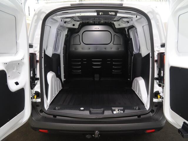 Ford TRANSIT COURIER E-Transit Trend 46 kWh PARKEERSENSOREN V+A, CARPLAY, CRUISE CONTROL, ACHTERUITRIJ CAMERA, 16'' RESERVEWIEL, LED LAADRUIMTEVERLICHTING , LAADVLOERBESCHERMING, RUBBER , TREKHAAK