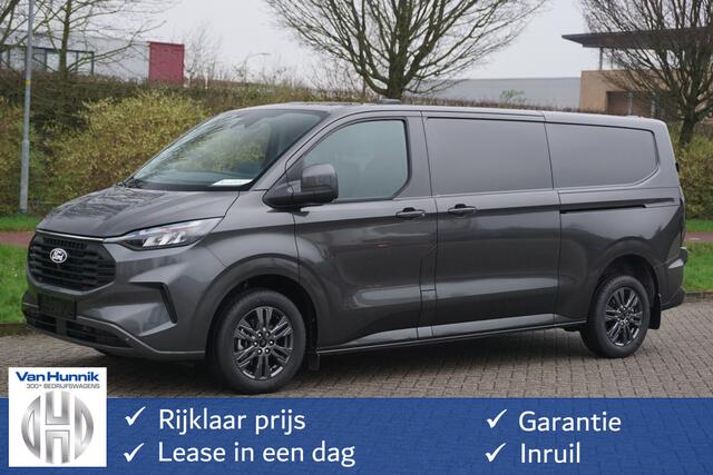 Ford TRANSIT CUSTOM 320L 170PK Limited AUT MY2024 Navi, Cam, Cruise, 17" LM, 2x Schuifdeur!! NR. 643