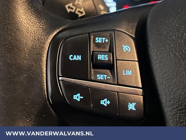 Ford TRANSIT CUSTOM 2.0TDCI L1H1 Euro6 Airco | LED | Cruisecontrol | Parkeersensoren Bijrijdersbank, 2500kg trekvermogen, achterklep