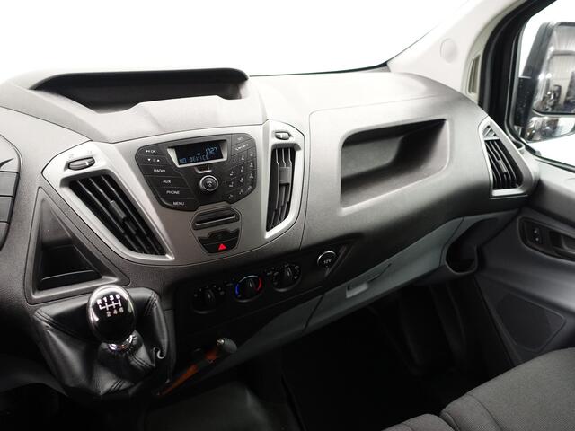 Ford TRANSIT CUSTOM 290 2.2 TDCI L2 Edition- 3 Pers, Bluetooth Audio, Cruise, Clima, Elek Pakket, Grijs kenteken