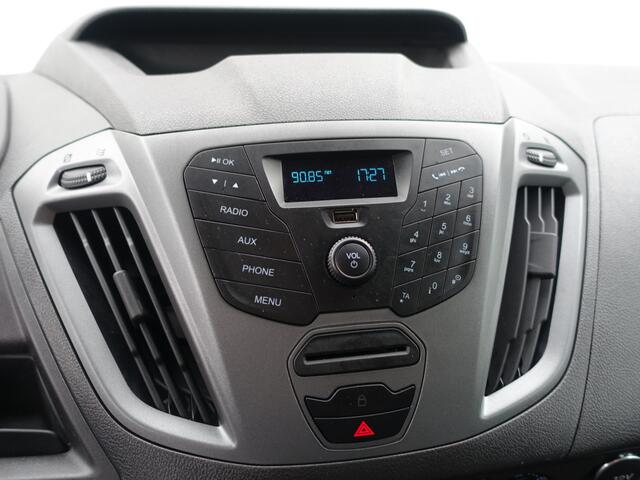 Ford TRANSIT CUSTOM 290 2.2 TDCI L2 Edition- 3 Pers, Bluetooth Audio, Cruise, Clima, Elek Pakket, Grijs kenteken