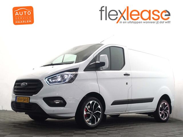 Ford TRANSIT CUSTOM 280 2.0 TDCI L1 Sportline- 3 Pers, Clima, Led, Cruise, Bluetooth, Drive select, Grijs kenteken