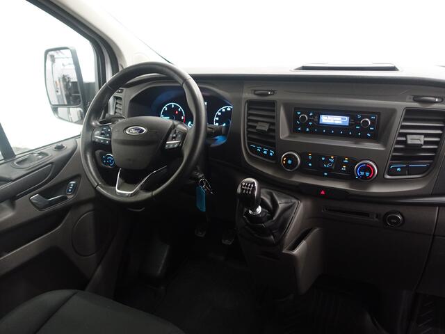 Ford TRANSIT CUSTOM 280 2.0 TDCI L1 Sportline- 3 Pers, Clima, Led, Cruise, Bluetooth, Drive select, Grijs kenteken