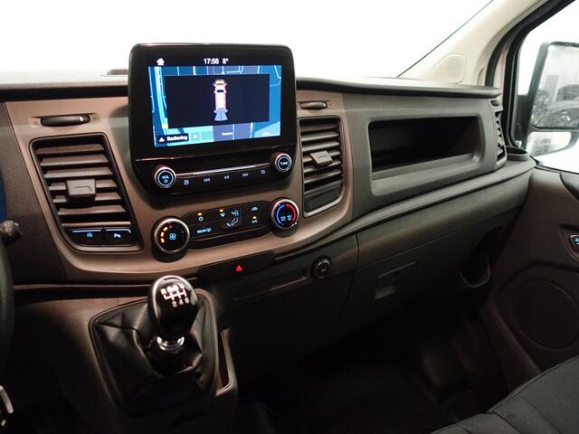 Ford TRANSIT CUSTOM 320 2.0 TDCI L1 Sportline- 3 Pers, Carplay, Navi, Park Assist, Cruise, Clima, Grijs Kenteken