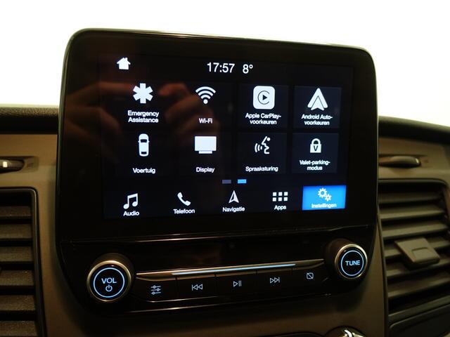 Ford TRANSIT CUSTOM 320 2.0 TDCI L1 Sportline- 3 Pers, Carplay, Navi, Park Assist, Cruise, Clima, Grijs Kenteken