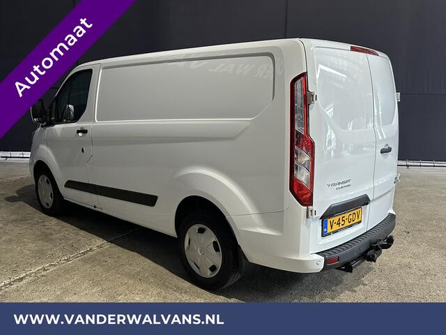 Ford TRANSIT CUSTOM 2.0 TDCI 130pk Automaat L1H1 Euro6 Airco | Camera | LED | Trekhaak Cruisecontrol, Parkeersensoren, Stoelverwarming, Verwarmde voorruit, Bijrijdersbank