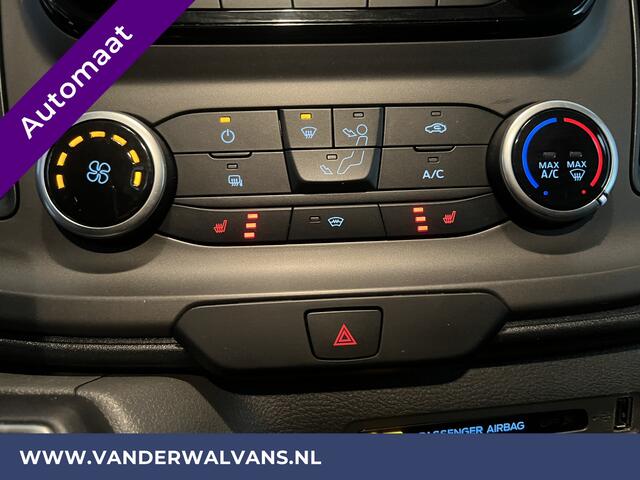 Ford TRANSIT CUSTOM 2.0 TDCI 130pk Automaat L1H1 Euro6 Airco | Camera | LED | Trekhaak Cruisecontrol, Parkeersensoren, Stoelverwarming, Verwarmde voorruit, Bijrijdersbank