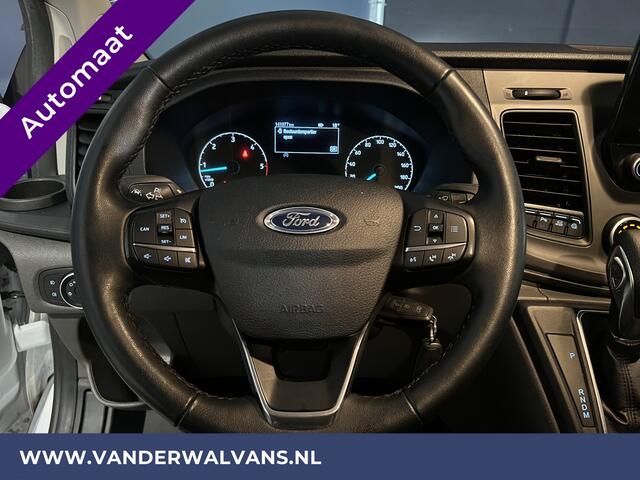 Ford TRANSIT CUSTOM 2.0 TDCI 130pk Automaat L1H1 Euro6 Airco | Camera | LED | Trekhaak Cruisecontrol, Parkeersensoren, Stoelverwarming, Verwarmde voorruit, Bijrijdersbank