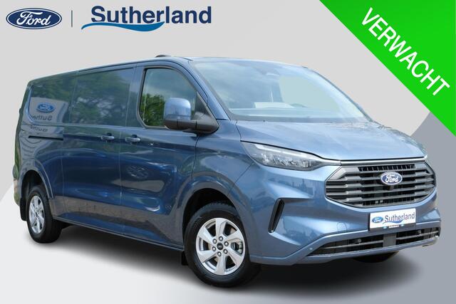 Ford TRANSIT CUSTOM 320 2.0 TDCI L2H1 Limited | Automaat 136pk | Adaptive cruise control | Dubbele schuifdeur (2x) | 8-weg bestuurdersstoel + passagiersstoel | Stoelverwarming | Dodehoeksensoren | Navigatie | Elektrisch inklapbare spiegels | 16 inch lichtmetalen velgen | Ful