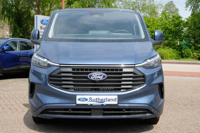Ford TRANSIT CUSTOM 320 2.0 TDCI L2H1 Limited | Automaat 136pk | Adaptive cruise control | Dubbele schuifdeur (2x) | 8-weg bestuurdersstoel + passagiersstoel | Stoelverwarming | Dodehoeksensoren | Navigatie | Elektrisch inklapbare spiegels | 16 inch lichtmetalen velgen | Ful
