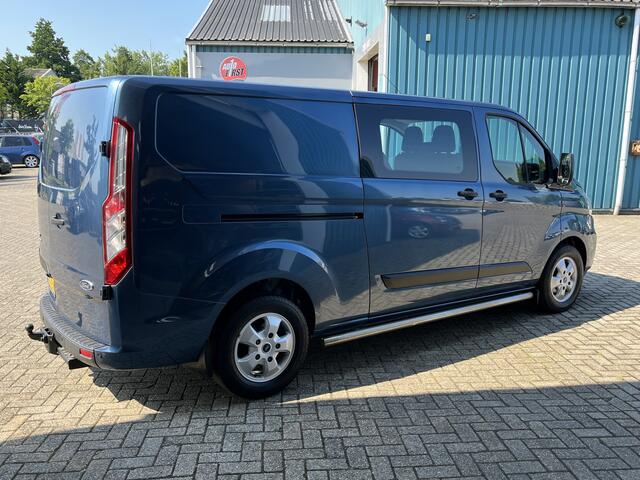 Ford TRANSIT CUSTOM 300 2.0 131Pk TDCI L2H1 Trend DC / Cruise / Airco / Navi / Trekhaak / Lease ¤432,- pm