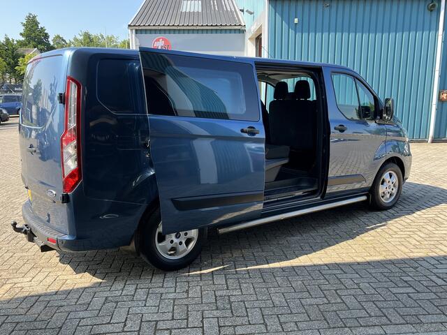 Ford TRANSIT CUSTOM 300 2.0 131Pk TDCI L2H1 Trend DC / Cruise / Airco / Navi / Trekhaak / Lease ¤432,- pm