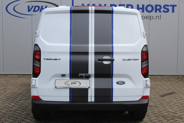 Ford TRANSIT CUSTOM 300 2.0-136pk EcoBlue L2H1 Trend - 'Sport Design Edition'. Overtuig u van de kwaliteiten van dit nieuwe model Ford Transit Custom ! Camera, LED koplampen, LM wielen, Cruise Control, Aut. Airco, App Connect, Winterpack etc.