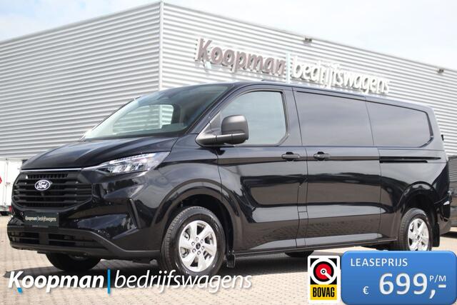 Ford TRANSIT CUSTOM 300 2.0TDCI 136pk L2H1 Trend | LMV | Automaat | Adaptive Cruise | L+R Zijdeur | LED | Sync 4 13" | Keyless | Camera | Carplay/Android | Lease 699,- p/m