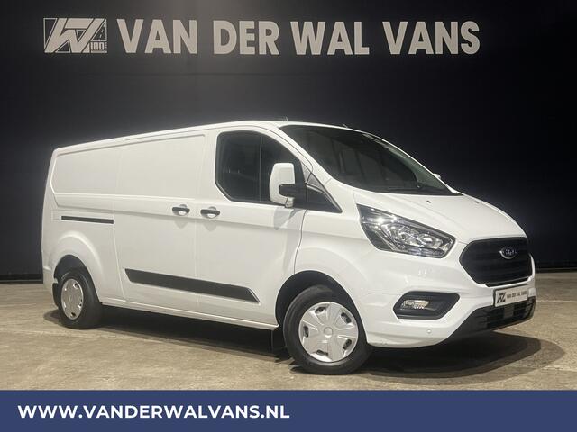Ford TRANSIT CUSTOM 2.0 TDCI L2H1 Euro6 Airco | Camera | Apple Carplay | LED | Cruisecontrol 2800kg trekvermogen, Android Auto, Parkeersensoren, Verwarmde voorruit, Bijrijdersbank