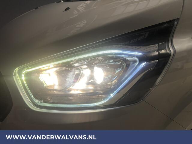 Ford TRANSIT CUSTOM 2.0 TDCI L2H1 Euro6 Airco | Camera | Apple Carplay | LED | Cruisecontrol 2800kg trekvermogen, Android Auto, Parkeersensoren, Verwarmde voorruit, Bijrijdersbank