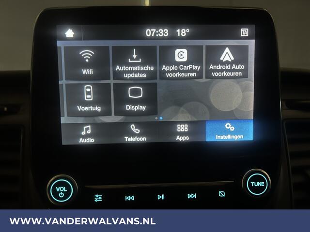 Ford TRANSIT CUSTOM 2.0 TDCI L2H1 Euro6 Airco | Camera | Apple Carplay | LED | Cruisecontrol 2800kg trekvermogen, Android Auto, Parkeersensoren, Verwarmde voorruit, Bijrijdersbank