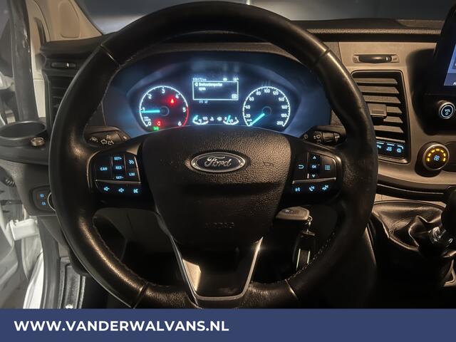 Ford TRANSIT CUSTOM 2.0 TDCI L2H1 Euro6 Airco | Camera | Apple Carplay | LED | Cruisecontrol 2800kg trekvermogen, Android Auto, Parkeersensoren, Verwarmde voorruit, Bijrijdersbank
