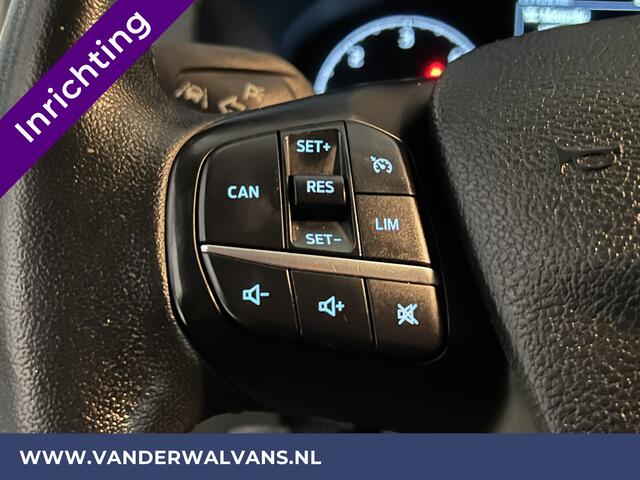 Ford TRANSIT CUSTOM 2.0 TDCI L1H1 inrichting Euro6 Airco | 2500kg Trekhaak | Omvormer | Cruisecontrol Parkeersensoren, Android auto