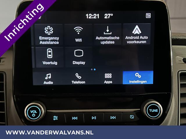 Ford TRANSIT CUSTOM 2.0 TDCI L1H1 inrichting Euro6 Airco | 2500kg Trekhaak | Omvormer | Cruisecontrol Parkeersensoren, Android auto