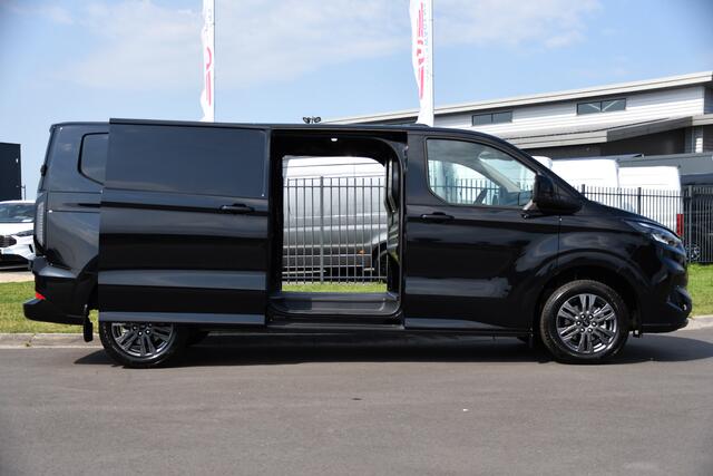 Ford TRANSIT CUSTOM 320 2.0 TDCI L2H1 Limited Black Edition Adaptieve Cruise, Camera, Carplay, 170PK, 2 x Schuifdeur, Multimedia, Keyless, LED,