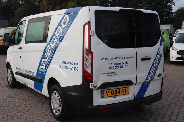 Ford TRANSIT CUSTOM 270 2.0 TDCI L1H1 Trend DC Trekhaak, Stoelverwarming, Airco, Dubbel cabine, Cruise control, Moet nog gereinigd worden!