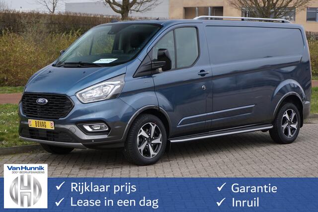 Ford TRANSIT CUSTOM 300L Active 130PK Airco, Apple CP/Android Auto / Camera, 17"LM!! NR. 391