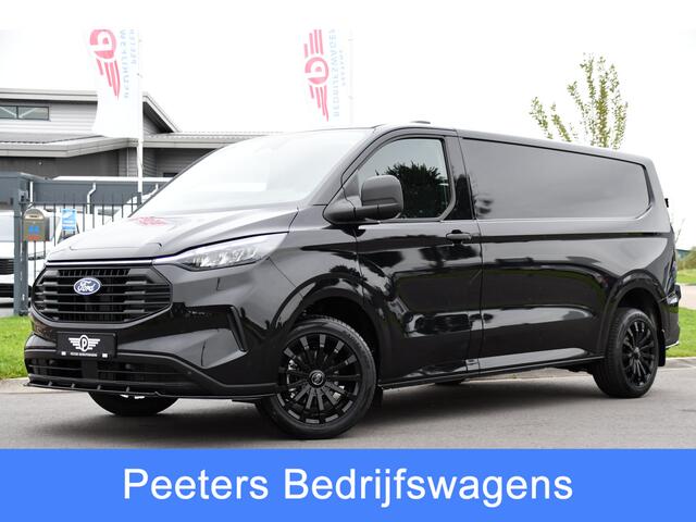 Ford TRANSIT CUSTOM 300 2.0 TDCI L2H1 Black Edition Camera, Cruise, Carplay, Sensoren, 136PK, LED, Multimedia, UNIEK!